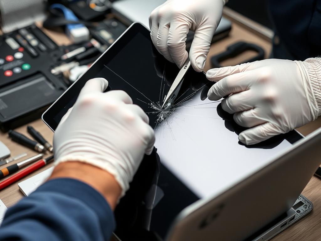 Skærm udskiftning på MacBook Pro under MacBook Pro og Air reparation og service