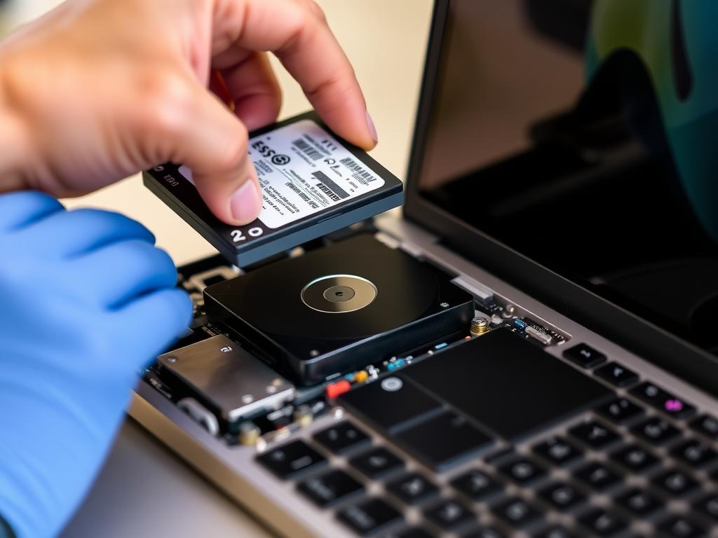 SSD opgradering på MacBook på et Apple MacBook Pro - MacBook Air værksted København omegn