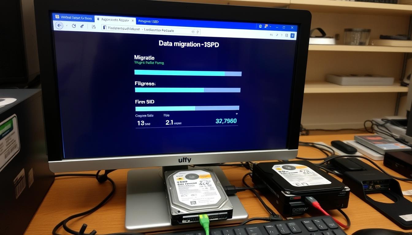 Datamigrering under SSD opgradering i København