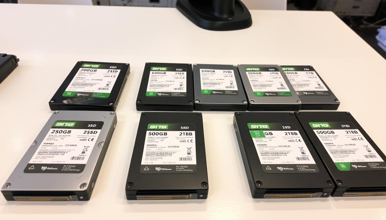 Forskellige SSD størrelser til opgradering i København