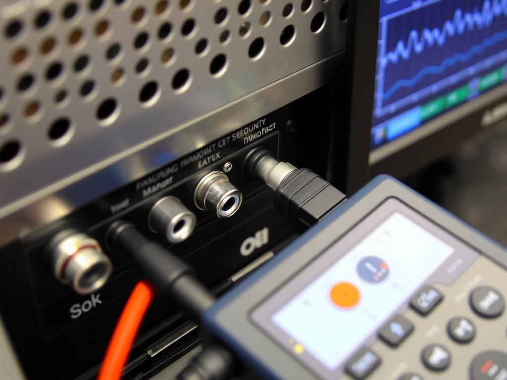 Lydproblemer der diagnosticeres på en computer i København