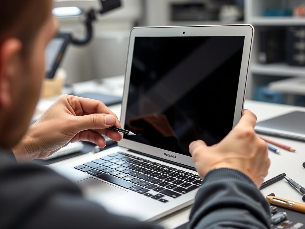 MacBook Air skærm reparation i København