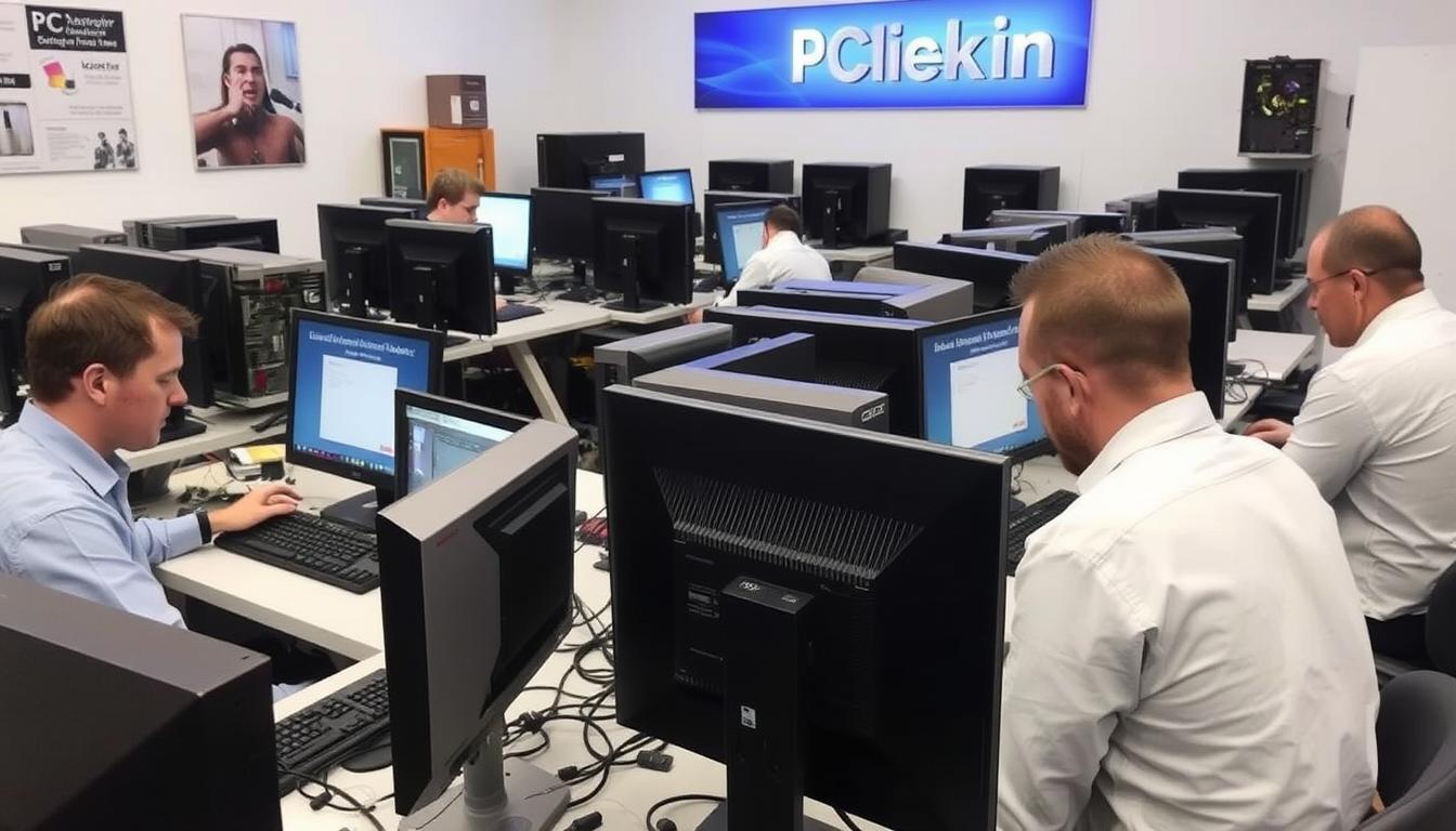 PC Klinik's værksted for virus- og malwarefjernelse i København