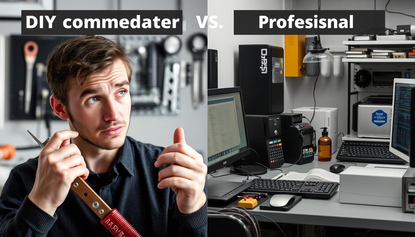 Sammenligning af DIY og professionel PC diagnose og fejlfinding