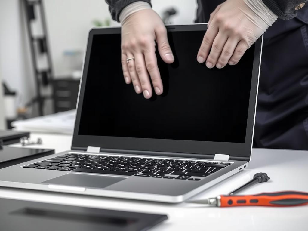 Skærmudskiftning på laptop i København