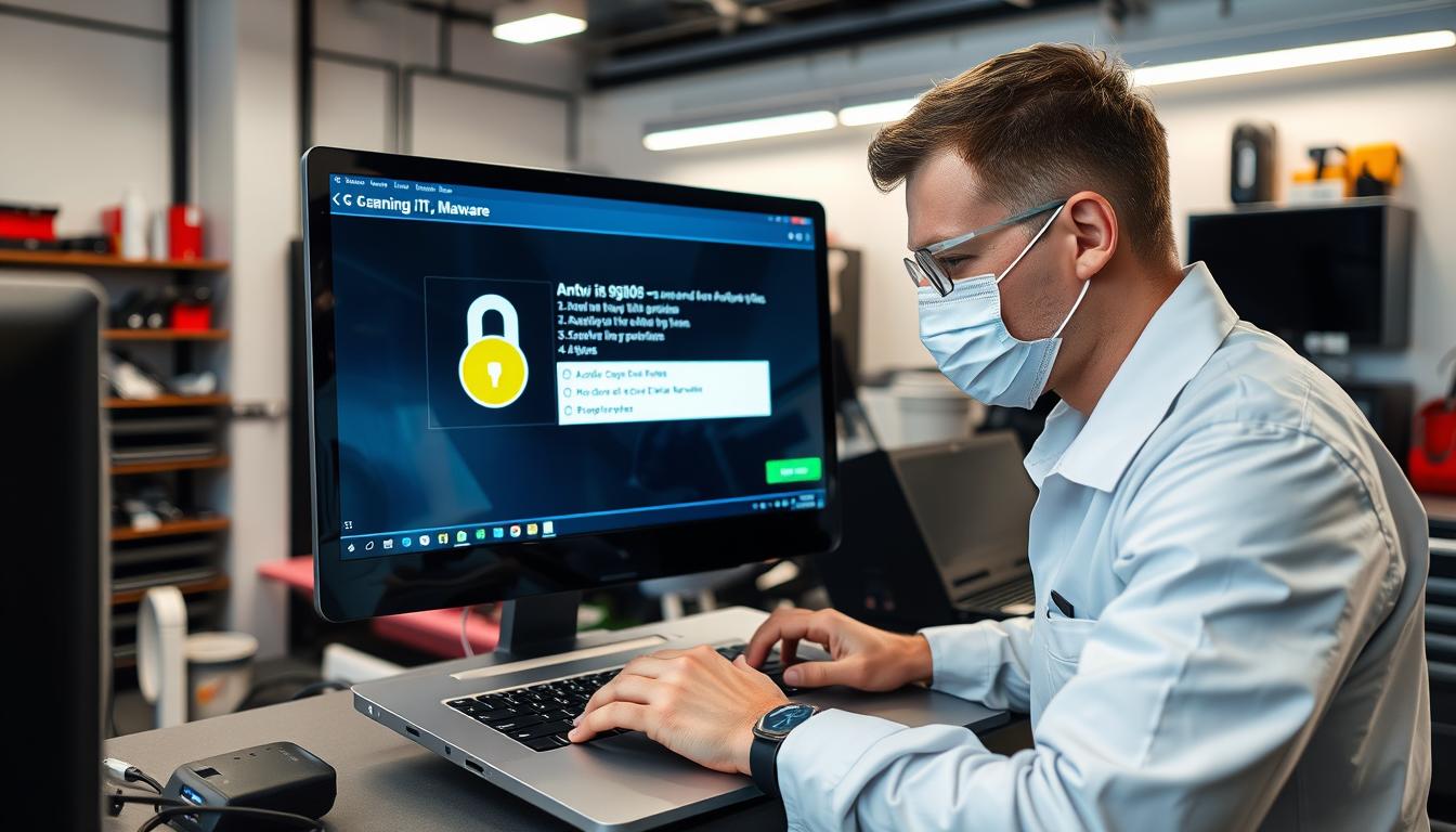 Virusfjernelse på laptop i København