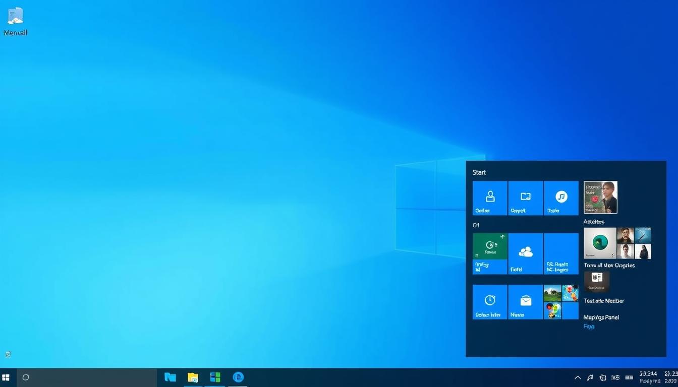 Windows 11 brugergrænseflade der viser nye funktioner og forbedret design