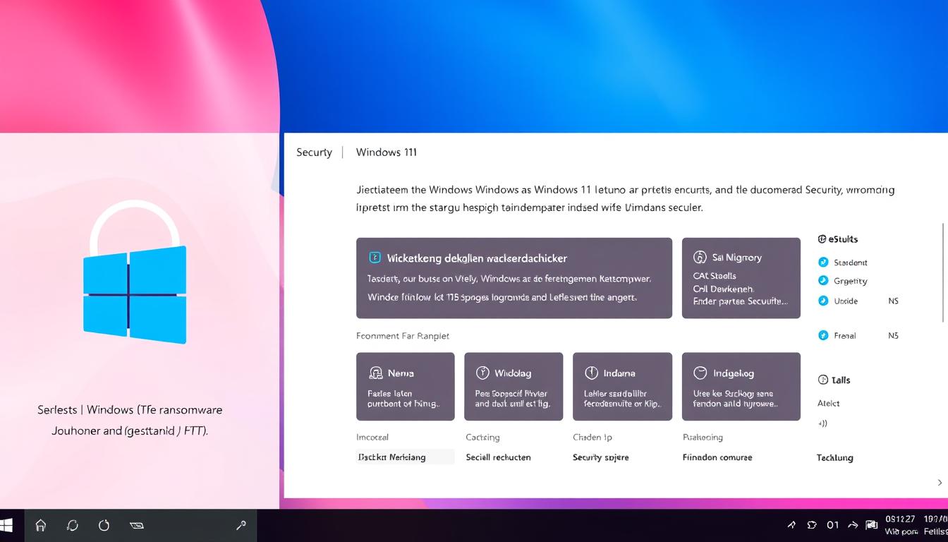 Windows 11 sikkerhedsfunktioner der beskytter mod ransomware og malware